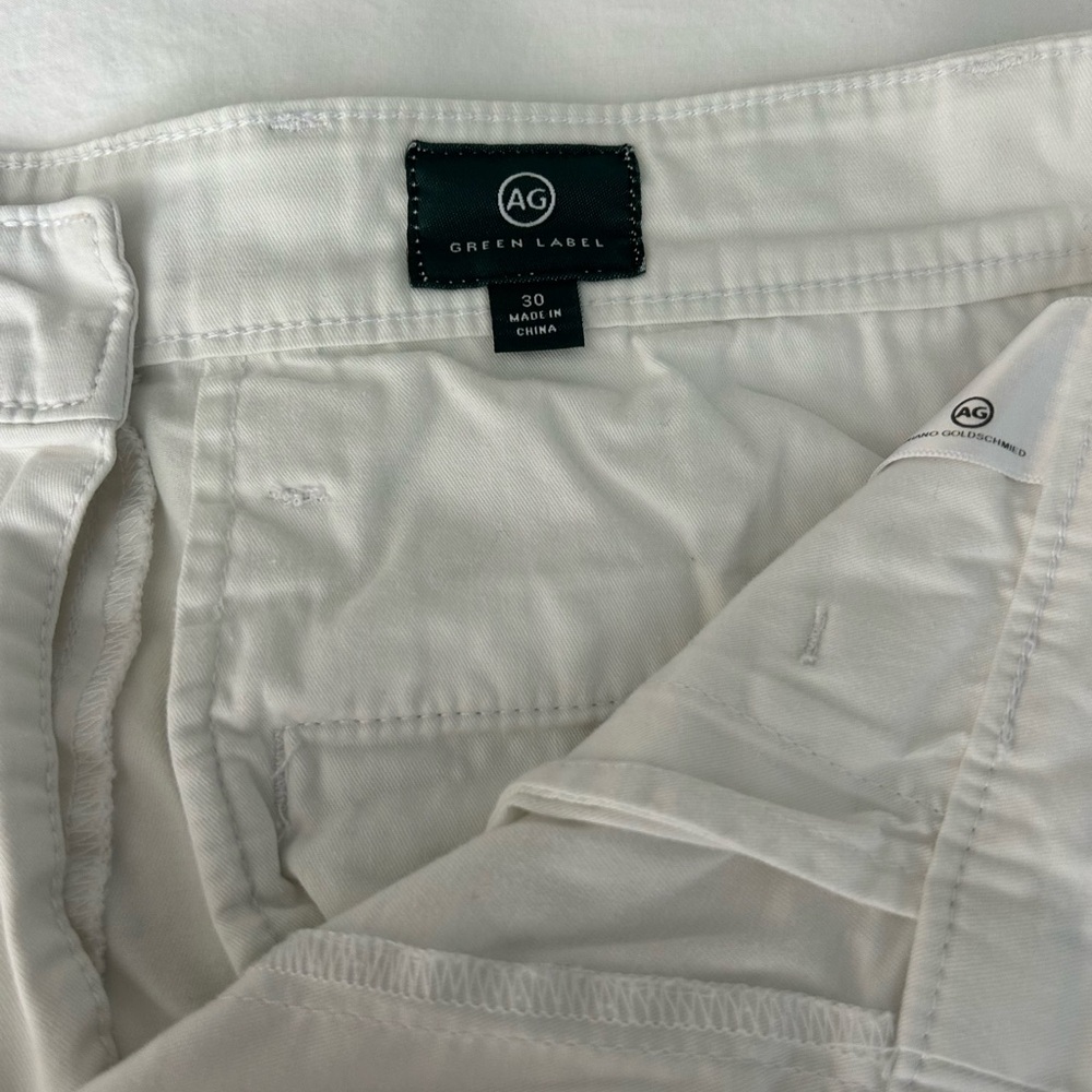 AG Adriano Goldschmied White Men Shorts